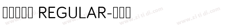 喜鹊聚珍体 REGULAR字体转换